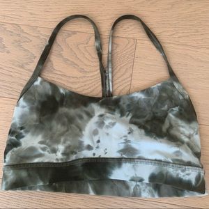 Lululemon green tie dye sports bra — 4